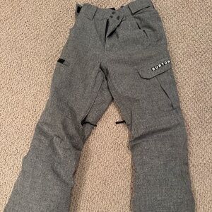 Burton Boys Exile Cargo Snow Pants Size Medium